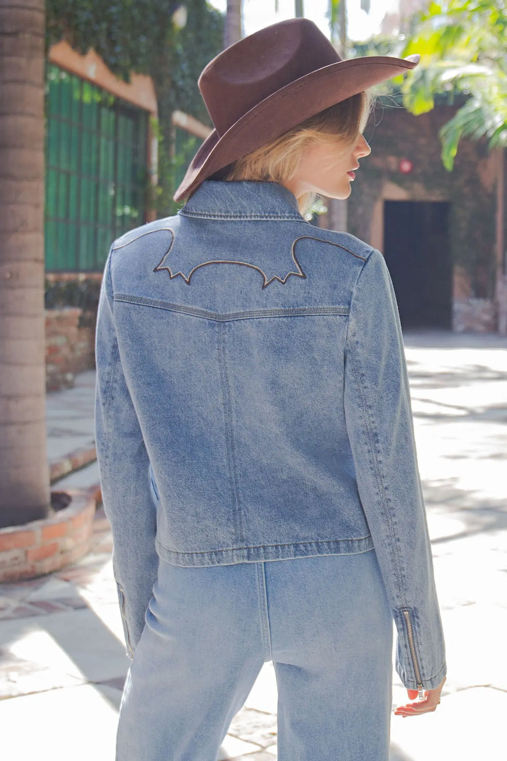 Western Inspired Zipper Front Jacket