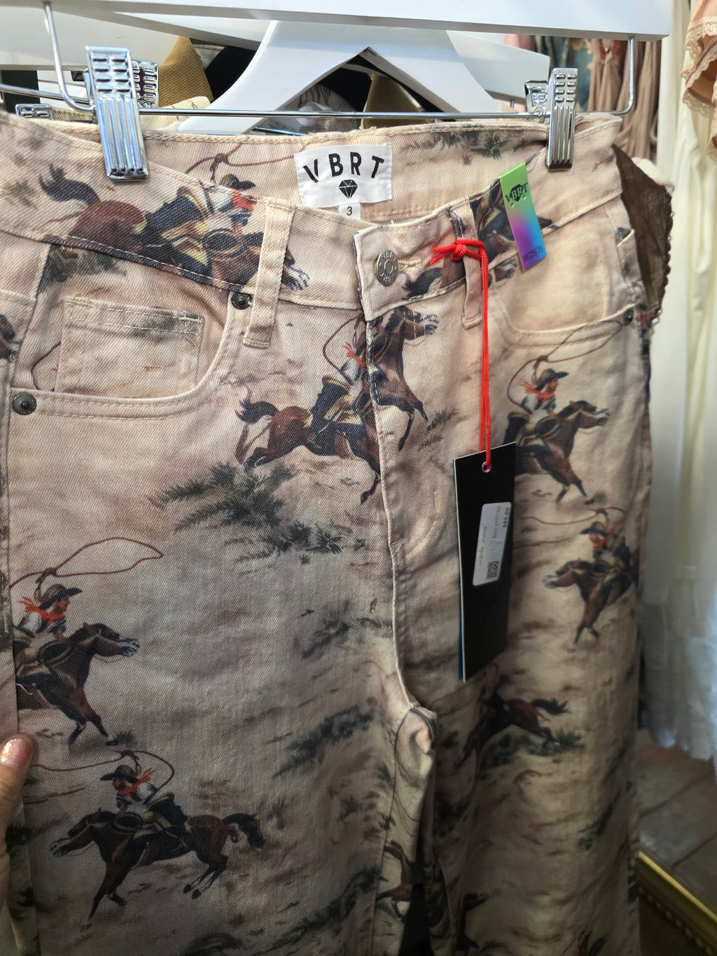 Western Cowboy Wide Leg Jeans